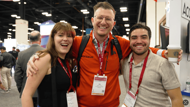 EDUCAUSE 2024 smiling with Joe Toste!