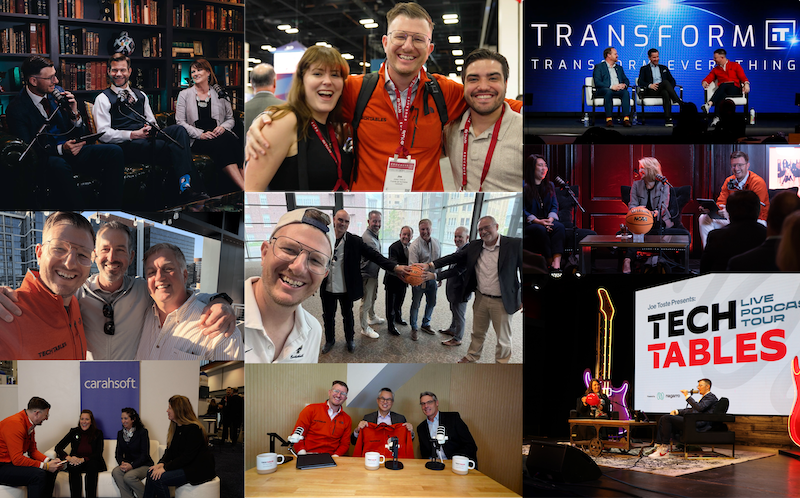 TechTables Live Podcast Tours Over the Years